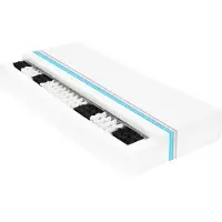 vidaXL Matratze 100 x 200 cm 7 Zonen Taschenfedern 20 cm H3