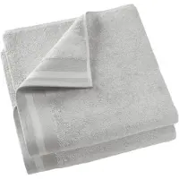 De Witte Lietaer Duschhandtuch Contessa Silver (70 x 140 cm)(2er Set)