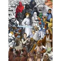 Komar Fototapete "STAR WARS Classic Cartoon Collage - Größe 184 x 254 cm" bedruckt glatt Kinderzimmer