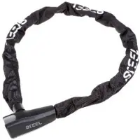 Steel Black Chain Lock 110 cm Luxus -Cover -Kunst