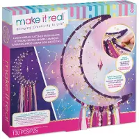 Make It Real Lunar Dream Catcher With Lights, Bastelset für Kinder, 8 Jahr(e), Mehrfarbig, 130 Stück(e)