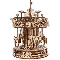 Ugears Mechanisches Holzkarussell-konstruktionsspiel