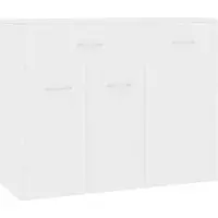 vidaXL Sideboard Weiß 88x30x70 cm Holzwerkstoff