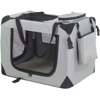 @Pet Haustier-Transporttasche Nylon 82x58x58 cm Grau 11073
