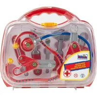 Klein Transparenter Arztkoffer und Inhalt 11-teilig 27 cm