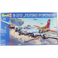 Revell B-17G Flying Fortress, Fixed-wing aircraft model, Montagesatz, 1:72, B-17G Flying Fortress, Kunststoff, Second World War