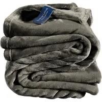De Witte Lietaer Plaid Cosy Steeple Grau-150 x 200 cm