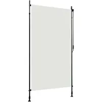 vidaXL Außenrollo 120 x 270 cm Creme