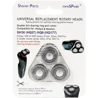 Elka Pieterman 4313042456312, Scherkopf, 3 Kopf/Köpfe, Philips HQ8/HQ9/HQ177 Remington RR-330C/RR-350C