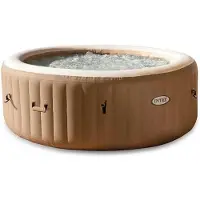 Intex 28476 Whirlpool PureSpa Bubble 196x71cm rund 4 Personen Massage Pool