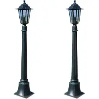 vidaXL Preston Gartenleuchten 2 Stk. 105 cm