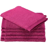 De Witte Lietaer Waschlappen Contessa Magenta (6er Set)