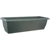 Riviera Evolution 18L Grauer Kunststoff-Blumentopf