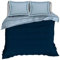 De Witte Lietaer bettbezug Bumblebee240x220 cm Baumwolle marineblau