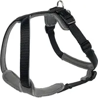 Hunter - Harness Neoprene - Hundegeschirr Gr Bauchumfang 42-53 cm - Halsumfang 39 cm schwarz/grau