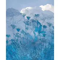 Komar Vliestapete "Digitaldruck Vlies - Blue Sky - Größe 200 x 250 cm" bedruckt glatt Wohnzimmer, Schlafzimmer