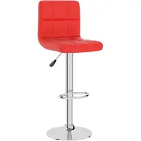 vidaXL Barhocker Rot Kunstleder