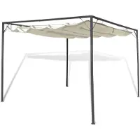 vidaXL Gartenpavillon mit versenkbarem Dach