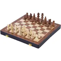 Engelhart hölzerne zusammenklappbar Schachspiel 38,5X38,5X5,8 Cm