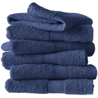De Witte Lietaer Gästehandtuch Hélène Blue Indigo (6er Set)