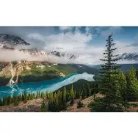 Overig Vliestapete "Digitaldruck Vlies - Wonderland Canada - Größe 450 x 280 cm" bedruckt glatt Wohnzimmer, Schlafzimmer