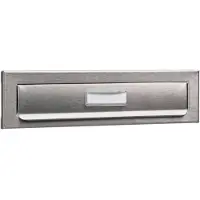 Burg wachter Silber Edelstahl Briefkasten Schilder