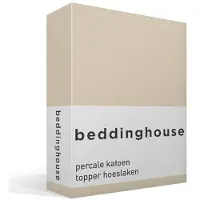 Beddinghouse Spannbettlaken Topper Natural (Percal) 196TC-180 x 210 cm