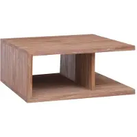 vidaXL Couchtisch 70 x 70 x 30 cm Massivholz Teak