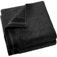 De Witte Lietaer Duschhandtuch Contessa Black (70 x 140 cm)
