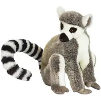 National Geographic kuscheliger Lemur Junior 50 cm Plüsch grau