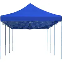 vidaXL Faltzelt Pop-Up Partyzelt 3 x 9 m Blau