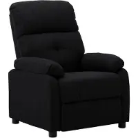 vidaXL Relaxsessel Schwarz Stoff