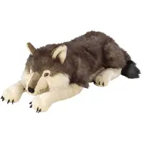 Wild republic Kuscheltier Wolf junior 76 cm Plüsch beige/braun