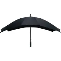 Falcone Duo Regenschirm Handöffnung 148 x 99 cm schwarz