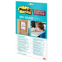 Post-It Flipchartfolie Super Sticky Dry Erase Maße: 27,9 x 39 cm (B x H) Werkstoff: Folie