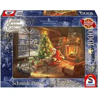Schmidt Puzzle Geschenk des Weihnachtsmannes 1000 Teile