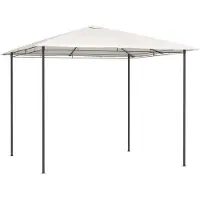 vidaXL Pavillon 3x3x2,6 m Creme 160 g/m²