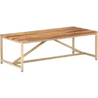 vidaXL Couchtisch 120x60x40 cm Massivholz