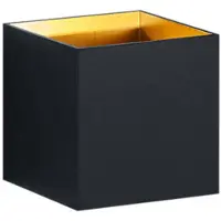 TRIO LEUCHTEN LED Wandleuchte "Louis", schwarz (schwarz matt), 1, H: 10cm, 1 Stk., Leuchten, schwarz mit up-and-down Beleuchtung, Innenseite goldfarbig, LED Wandleuchte