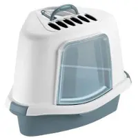 Stefanplast Ecktablett SPRINT CORNER PLUS, weiß und blau, 40x56x40cm
