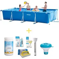 Intex Rechteckiger Frame Pool - 450x220x84 cm - 7-teilig S21259