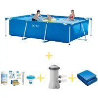 Intex Rechteckiger Frame Pool - 300x200x75 cm - 4-teilig S21256