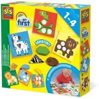 Ses My First 14483 Sensory Mosaik Karten - Spielend Lernen für Kleinkinder, 1 Jahr(e), Mehrfarbig