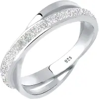 Elli Ring Wickelring Emaille 925 Sterling Silber Elli Silber