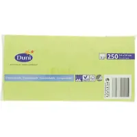 Duni Serviet Duni 24x24 cm 3-lag Kiwi,250 stk/pk