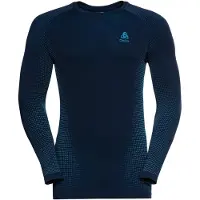 Odlo Men's PERFORMANCE WARM ECO Long-Sleeve Base Layer Top