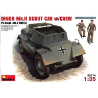 Mini art 35074 - Dingo Mk II ( Pz.Kpfw.MK 1 202 (e)) w/crew Modellbau