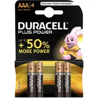 Duracell Plus Power AAA (Mn2400/Lr03) K4 4 St Batterien