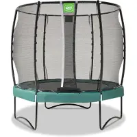 Exit Allure Premium Trampolin ø253cm, auf Beinen, Rund, Grün