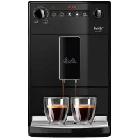 Melitta Purista, Espressomaschine, 1,2 l, Kaffeebohnen, Eingebautes Mahlwerk, 1450 W, Schwarz